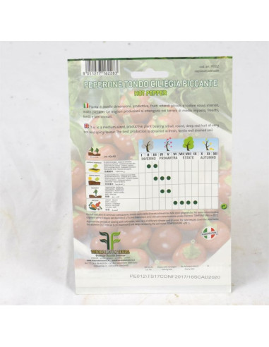 Calabrian Round Pepper Seeds for Sale-Seeds Online | Mondo Piante