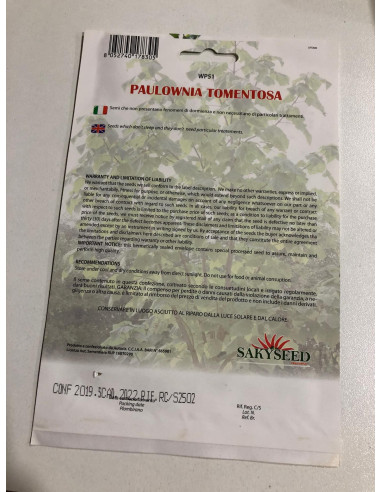 Vendita Semi di Paulownia tomentosa-Semi Particolari|Mondo Piante
