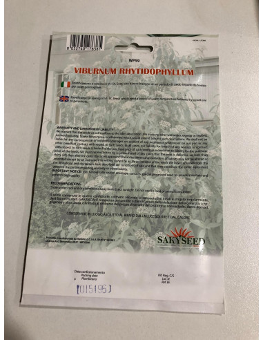 Vendita Semi di Viburnum Rhytidophyllum-Semi Particolari|Mondo Piante