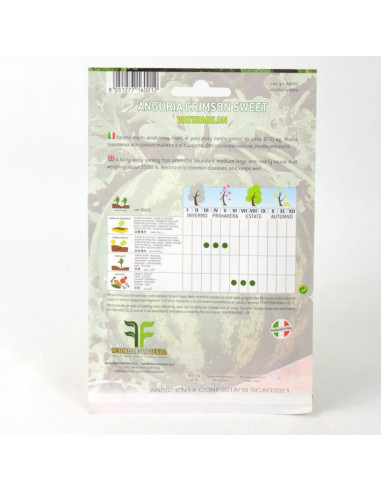 Vendita Semi di Anguria Crimson Sweet-Semi Orto OnLine | Mondo Piante