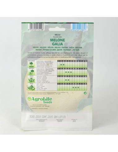Vendita Semi Melone Galia-Semi Orto OnLine|Mondo Piante