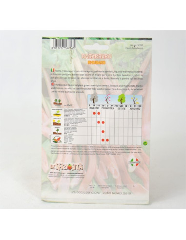 Vendita Semi di Rabarbaro-Semi Piante Aromatiche OnLine|Mondo Piante
