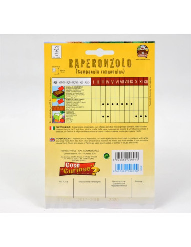 Vendita Semi Raperonzolo-Semi Particolari|Mondo Piante