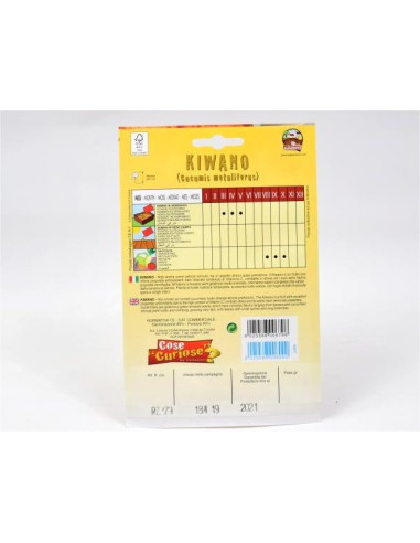 Vendita Semi Pianta Kiwano-Semi Particolari|Mondo Piante