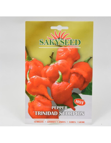 Trinidad Scorpion Chili Seeds for Sale-Seeds Online | Mondo Piante