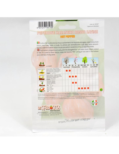 Vendita Semi Peperoncino Habanero-Semi Particolari|Mondo Piante