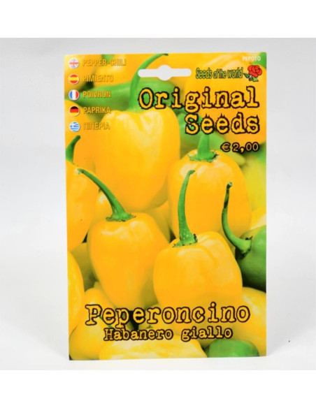 Vendita Semi Peperoncino Habanero-Semi Particolari|Mondo Piante