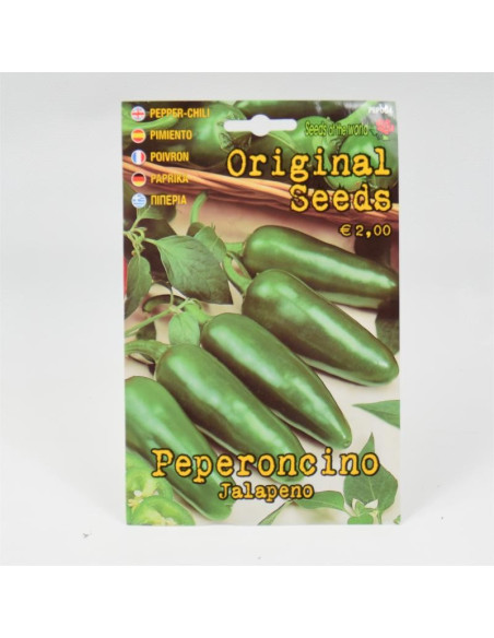 Vendita Semi di Peperoncino Jalapeno-Semi Particolari|Mondo Piante