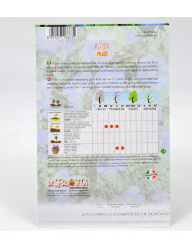 Vendita Semi di Lino-Semi Particolari OnLine|Mondo Piante