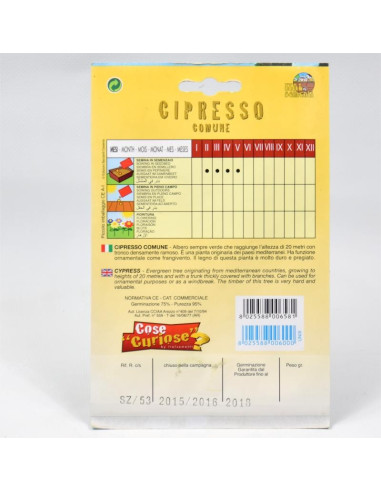 Vendita Semi di Cipresso-Semi Particolari OnLine|Mondo Piante