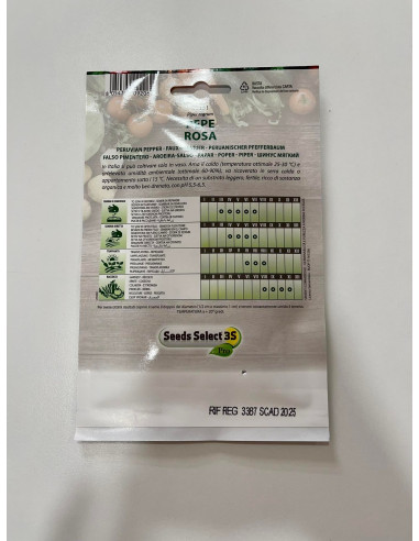 Vendita Semi del Pepe Rosa-Semi Particolari|Mondo Piante
