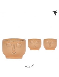 Vaso in ceramica Happy face...