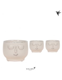 Vaso in ceramica Happy face...