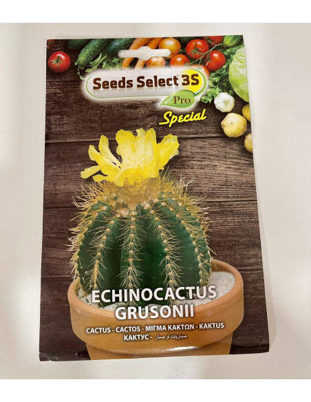 Vendita Semi Echinocactus grusonii-Semi Particolari-Mondo Piante