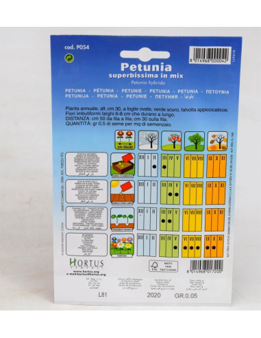 Vendita Semi di Petunia-Semi Fiori OnLine|Mondo Piante