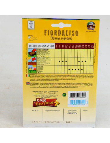 Vendita Semi di Fiordaliso -Semi Fiori|Mondo Piante