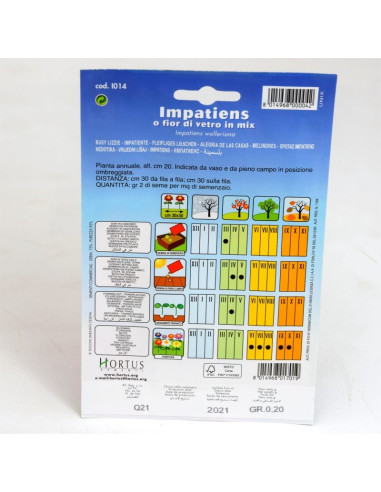 Vendita Semi di Impatiens-Semi Fiori OnLine|Mondo Piante