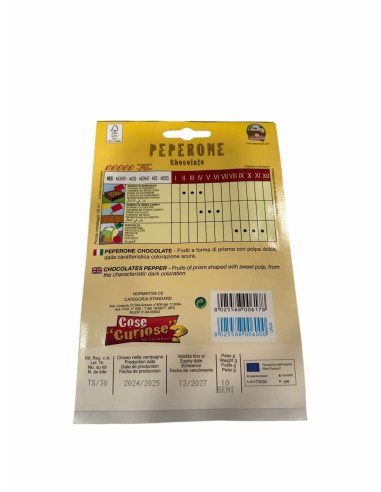 Vendita Semi di Peperone Chocolate-Semi Particolari|Mondo Piante