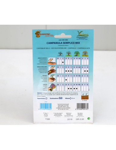 Vendita OnLine Semi di Campanula - Semi da fiore|Vivaio Mondo Piante