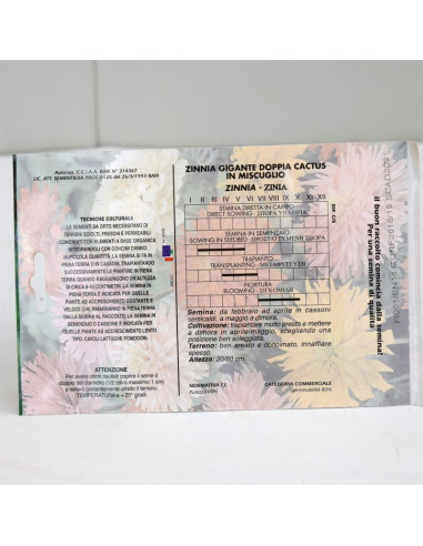 Vendita Semi di Zinnia Californiana-Semi Fiori OnLine|Mondo Piante